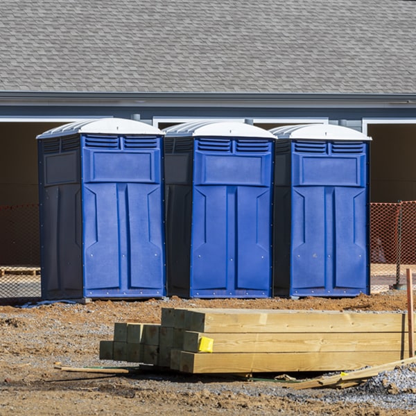 are there any restrictions on where i can place the portable restrooms during my rental period in Limerick New York